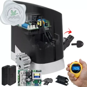 Kit 1 Motor Ppa Dz Home Jetflex 2 Control Portão 350kg