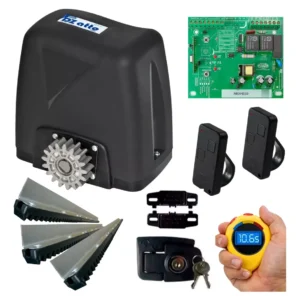 Kit 1 Motor Rossi Dz Atto Turbo 3m Crem 2 Control P/ Portão
